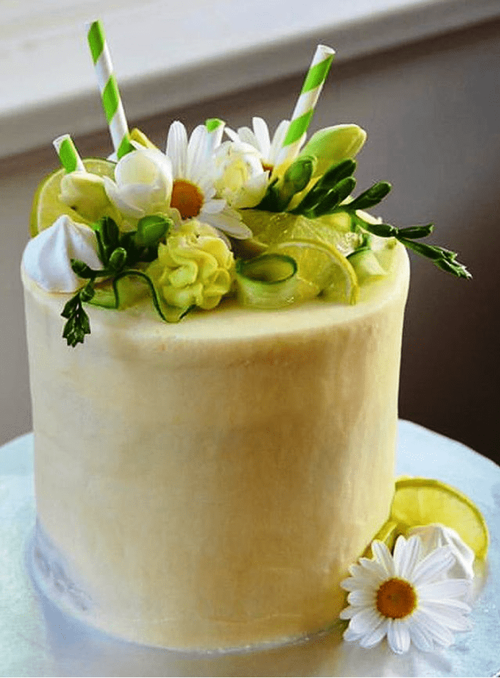 Delicate Gin And Tonic Cake
