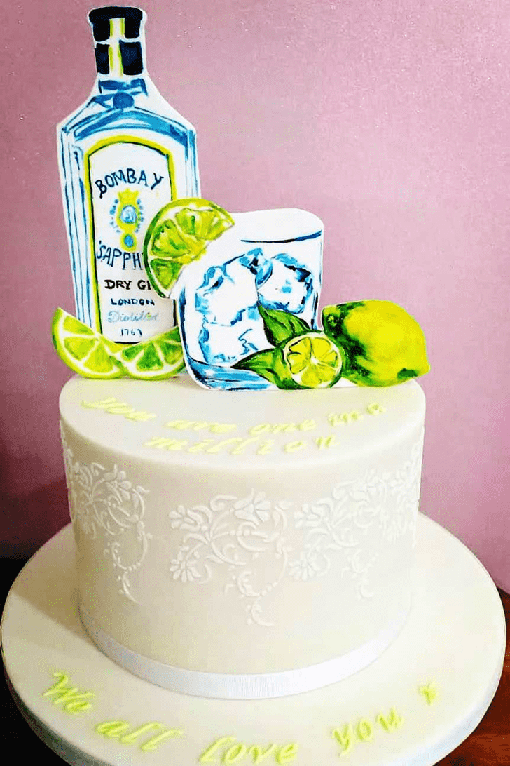 Fetching Gin And Tonic Cake