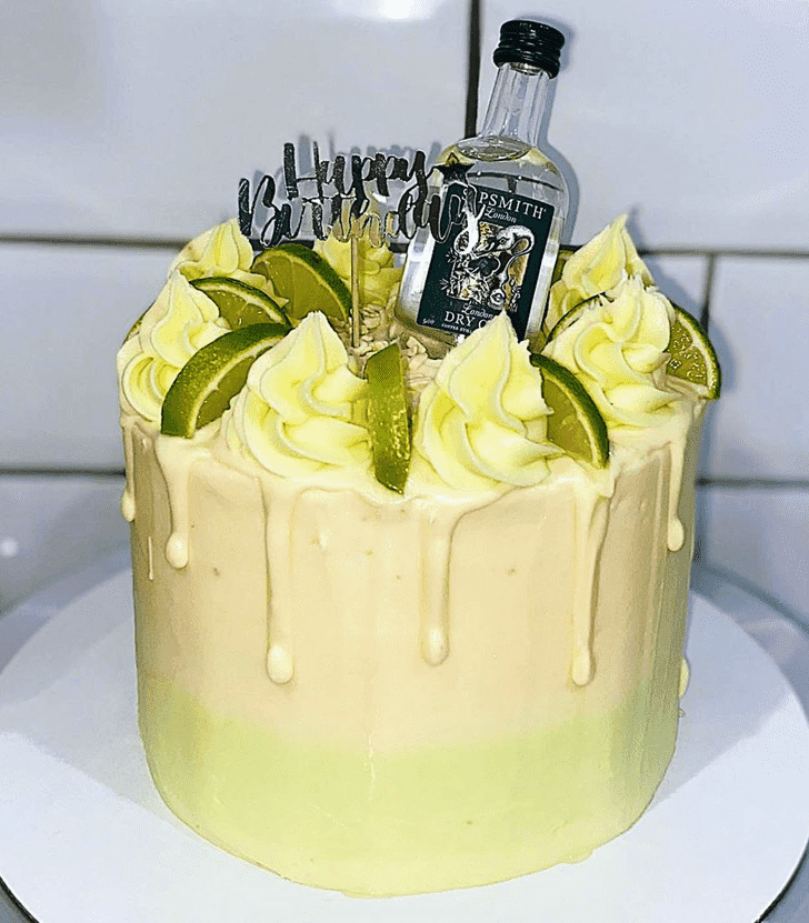 Inviting Gin And Tonic Cake