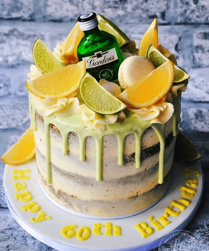 Lovely Gin And Tonic Cake Design