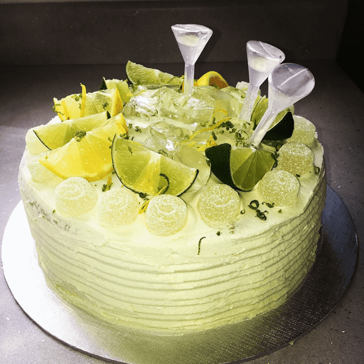 Superb Gin And Tonic Cake