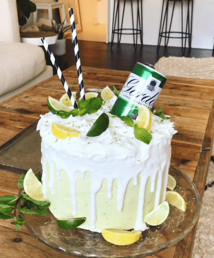 Wonderful Gin And Tonic Cake Design