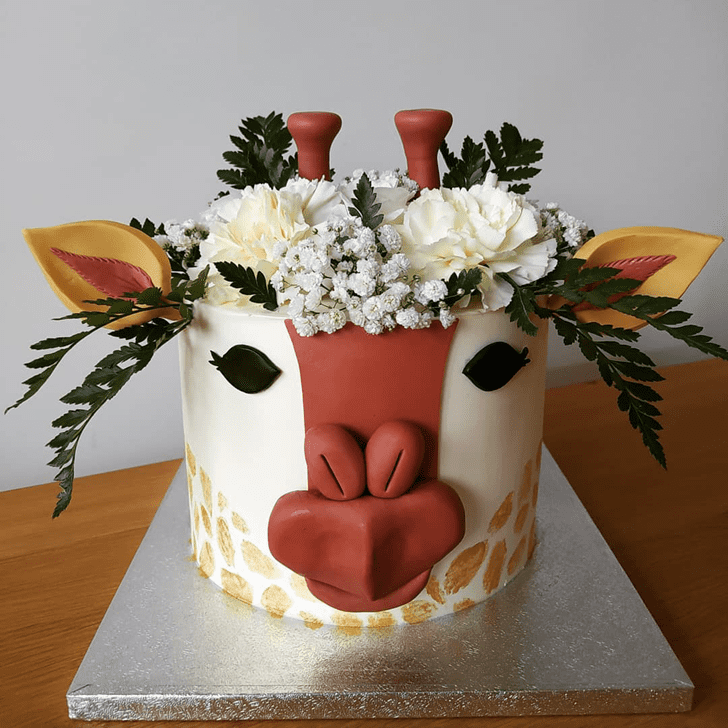 Charming Giraffe Cake