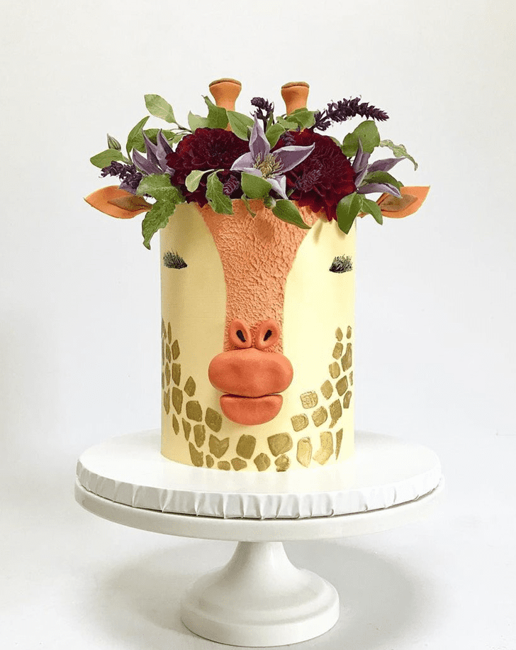 Enticing Giraffe Cake