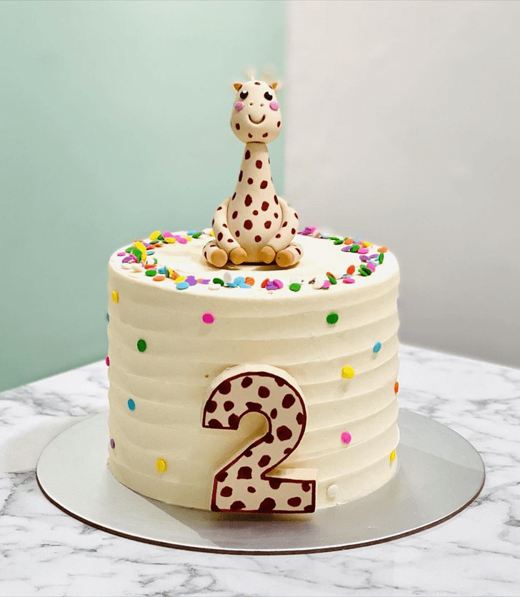 Exquisite Giraffe Cake