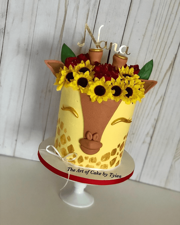 Resplendent Giraffe Cake
