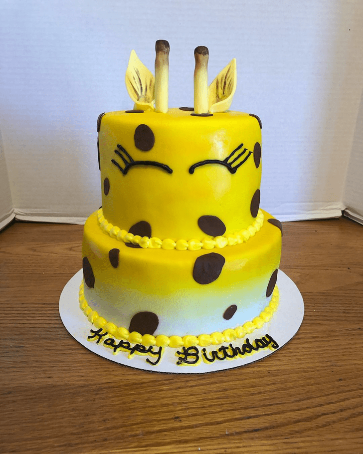 Shapely Giraffe Cake