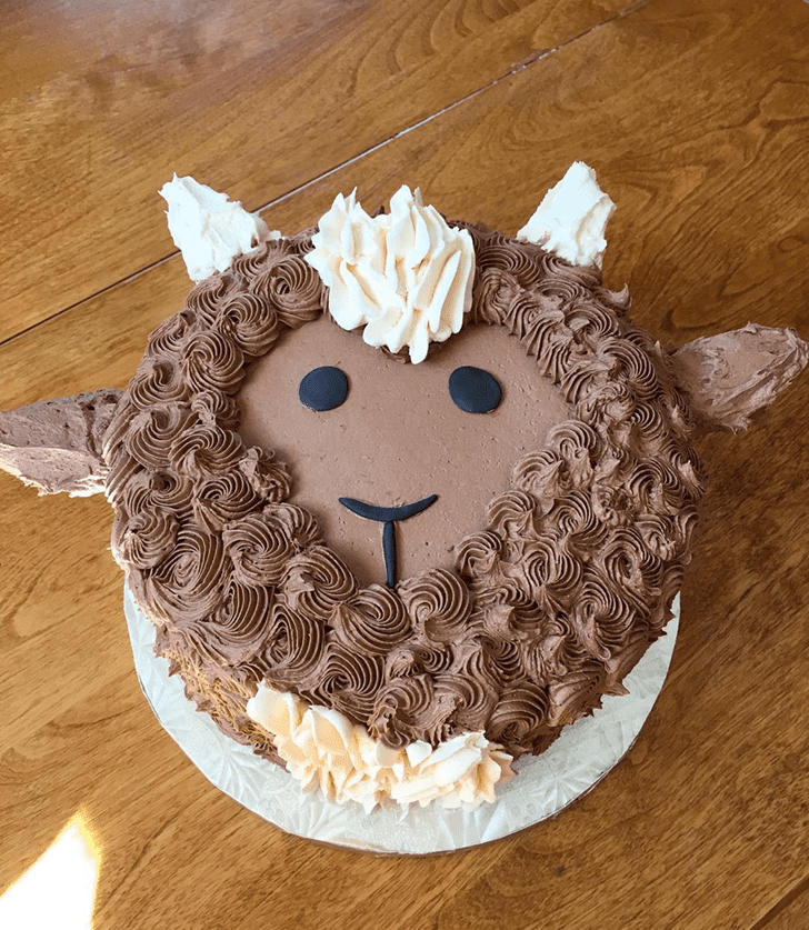 Adorable Goat Cake