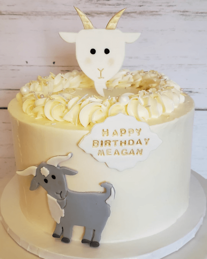 Captivating Goat Cake