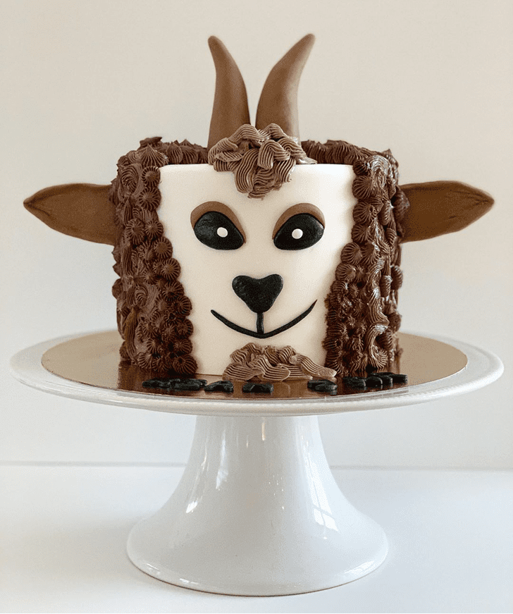 Elegant Goat Cake