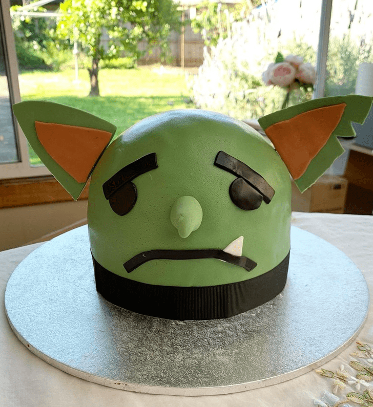 Bewitching Goblin Cake