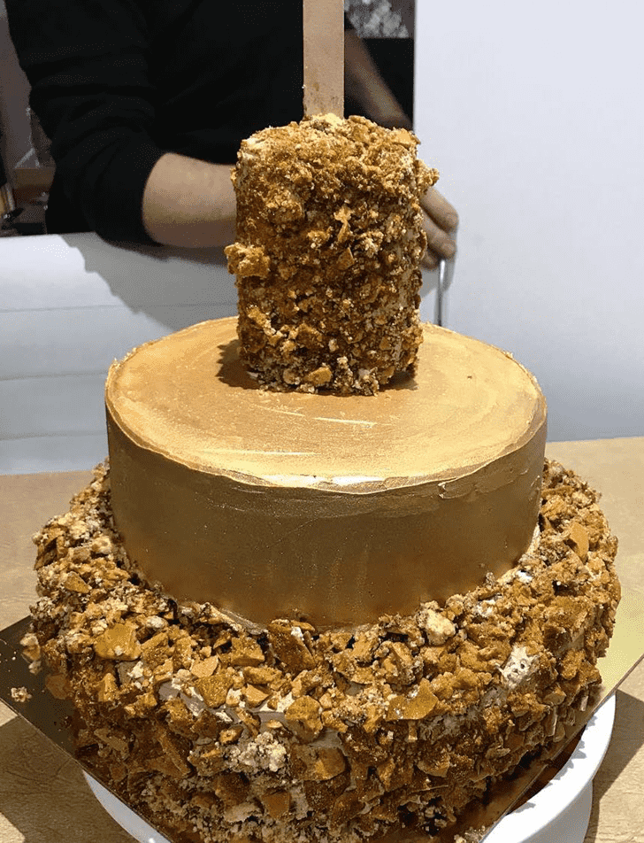 Captivating Golden Gaytime Cake