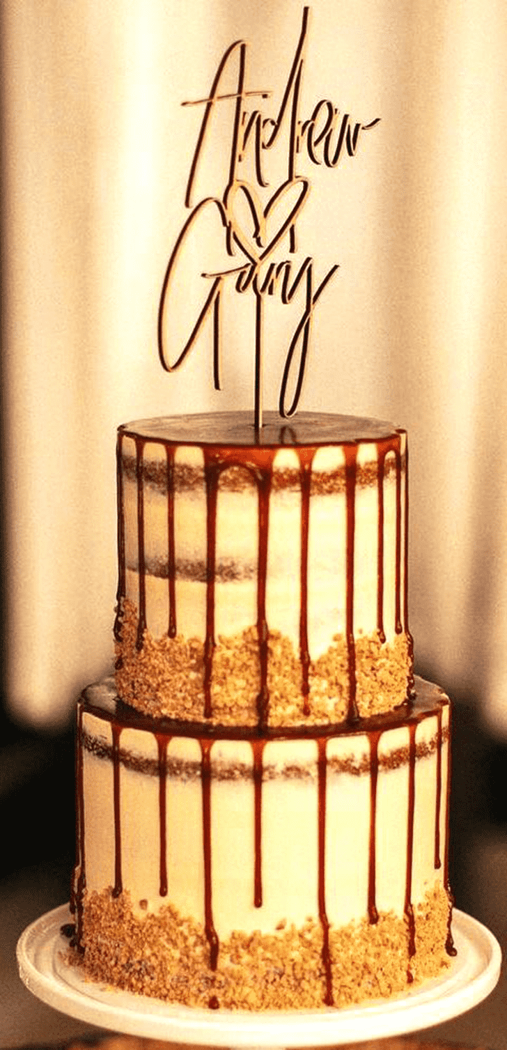 Gorgeous Golden Gaytime Cake