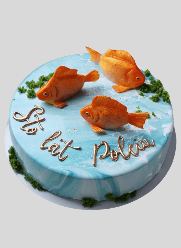 Divine Goldfish Cake