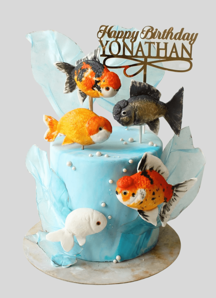 Enthralling Goldfish Cake