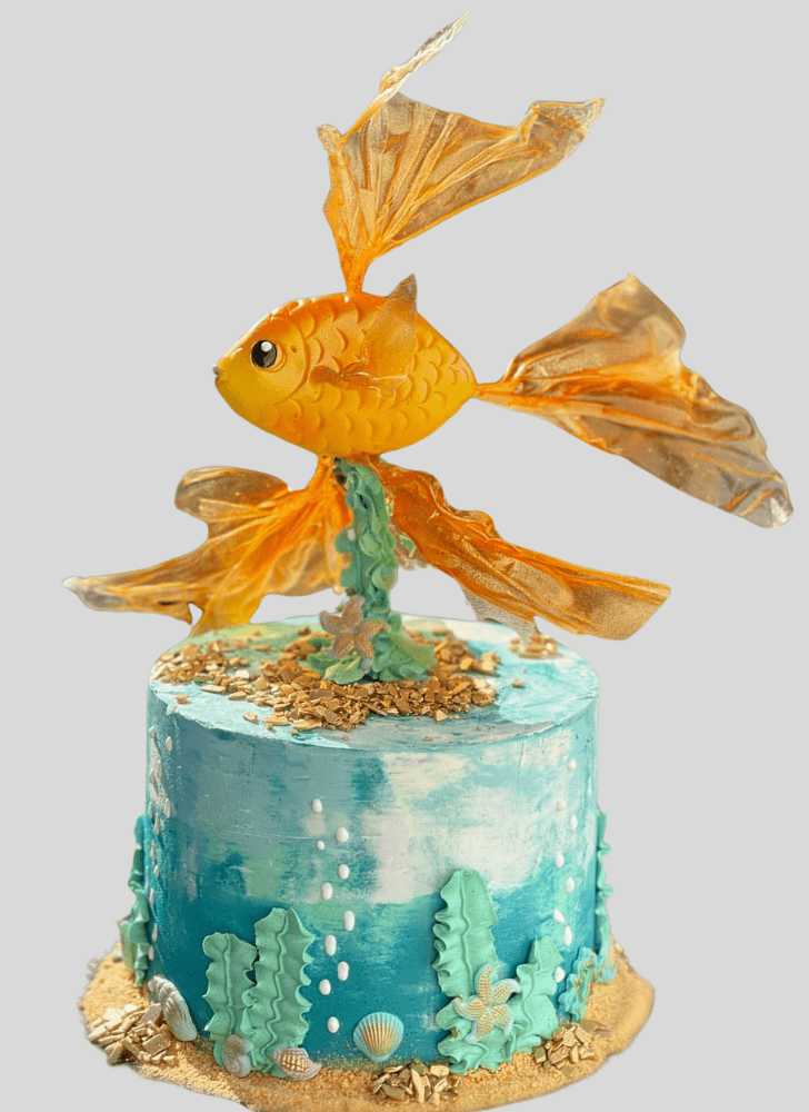 Fascinating Goldfish Cake