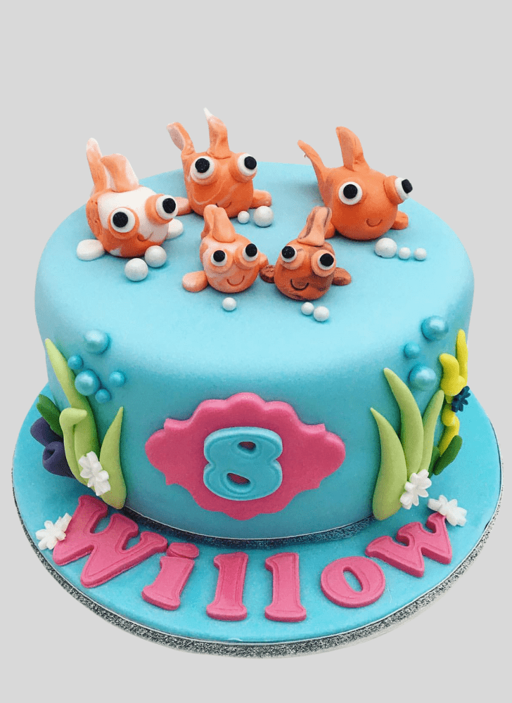 Ravishing Goldfish Cake