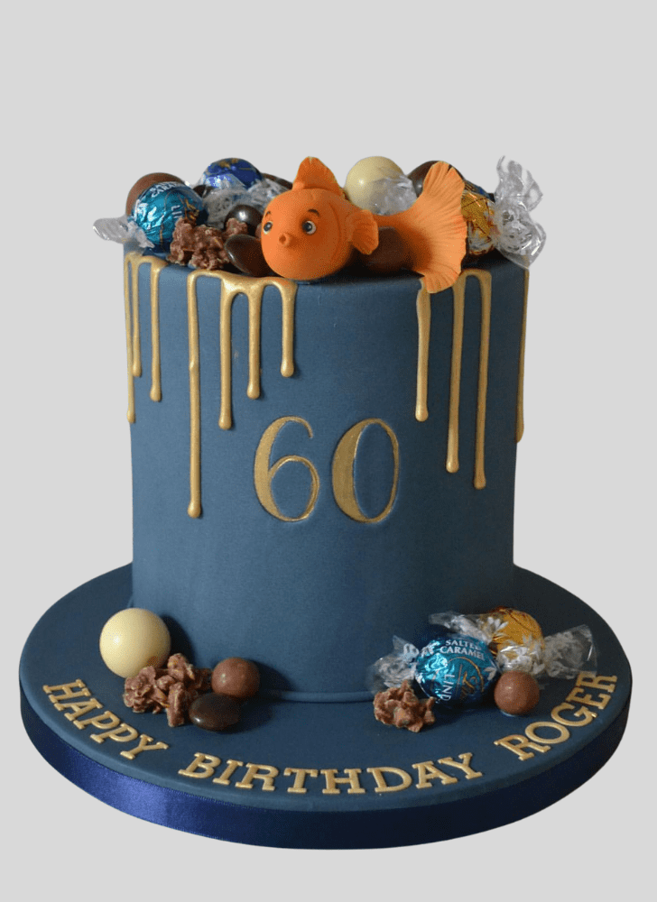 Wonderful Goldfish Cake Design