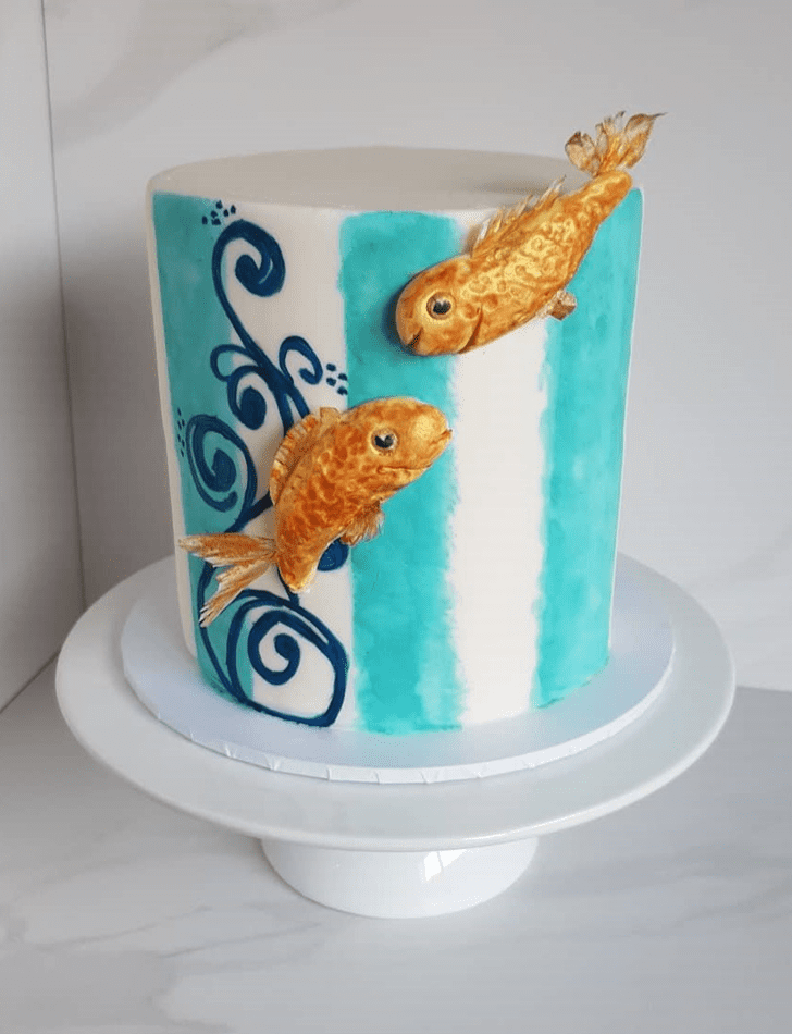 Fetching Goldfish Cake