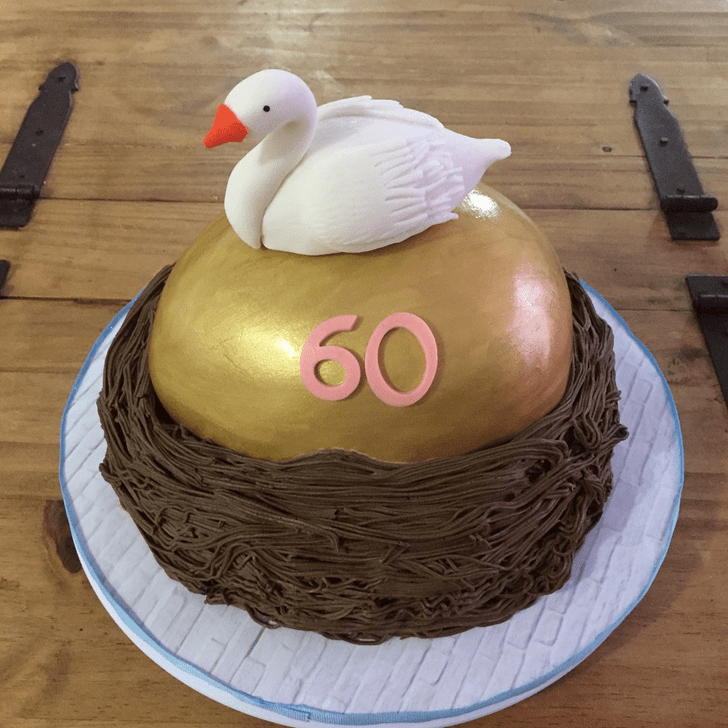 Captivating Goose Cake