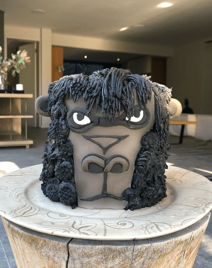 Admirable Gorilla Cake Design