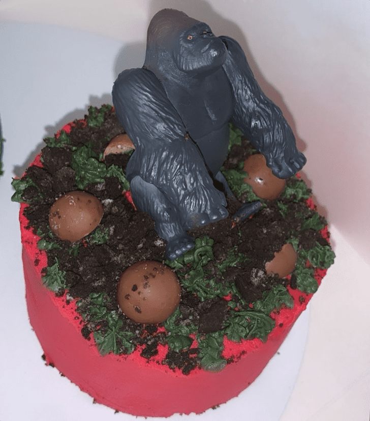 Lovely Gorilla Cake Design