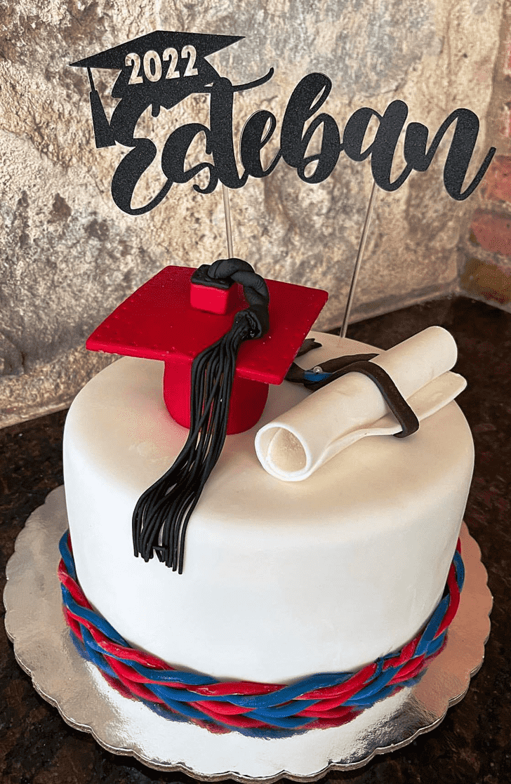 Dazzling Graduation Cake