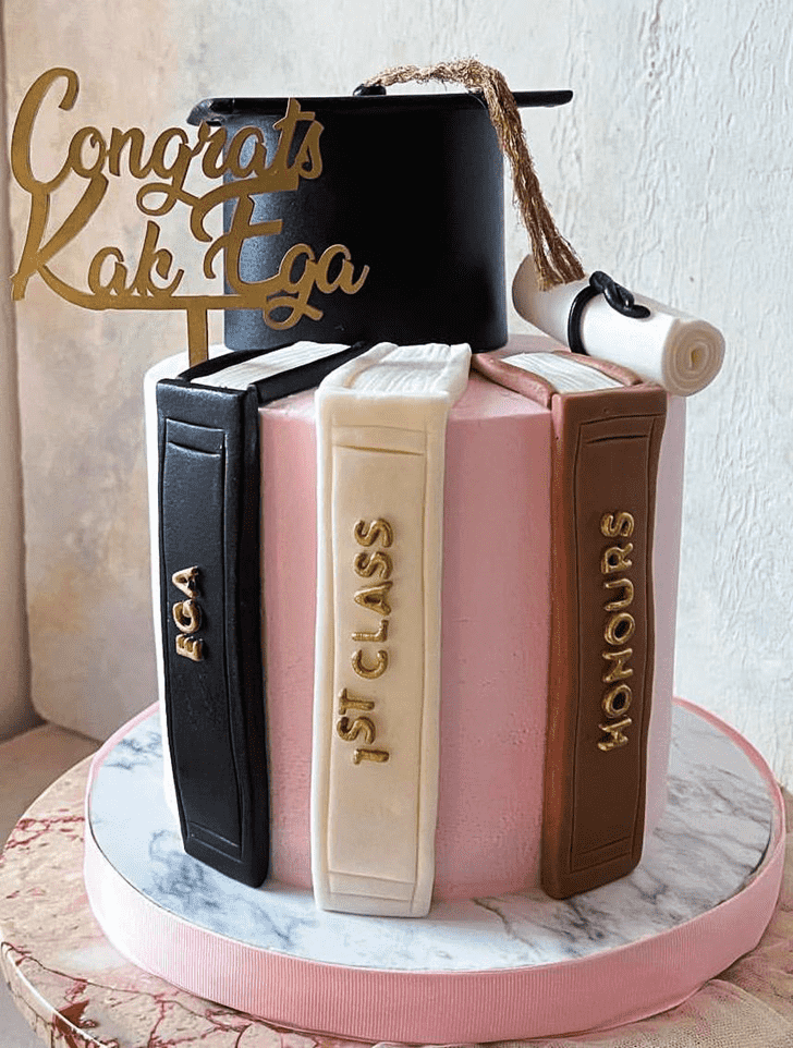 Divine Graduation Cake