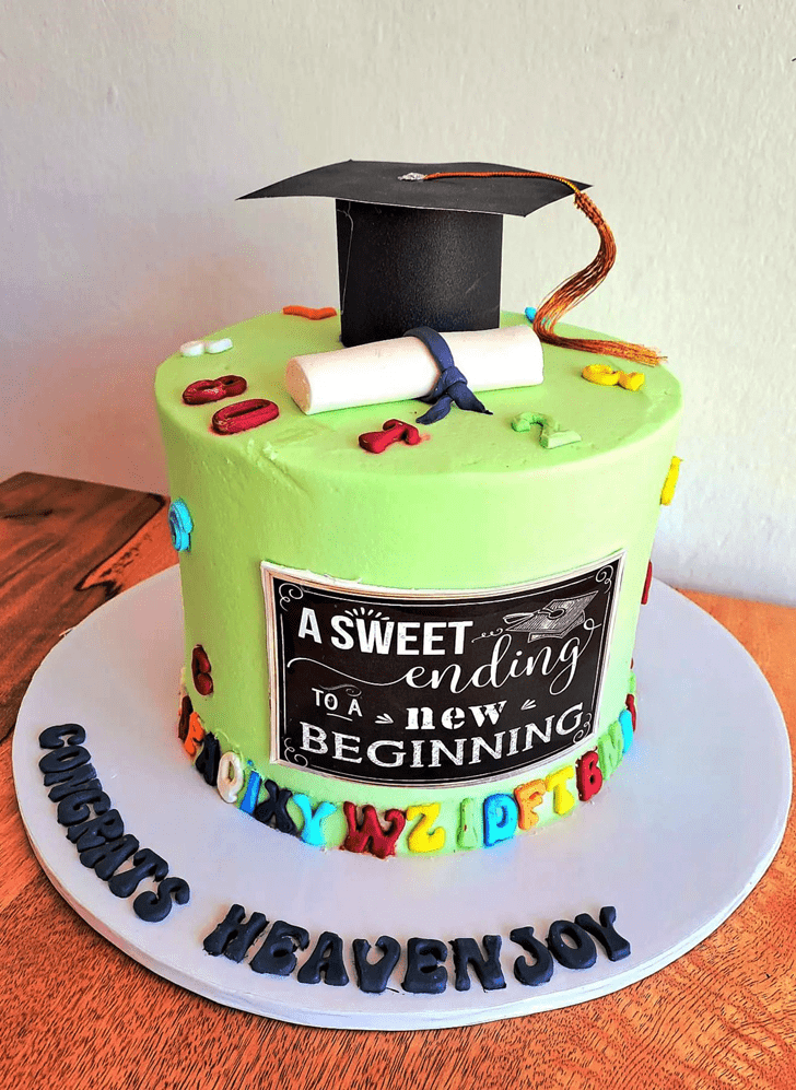 Excellent Graduation Cake
