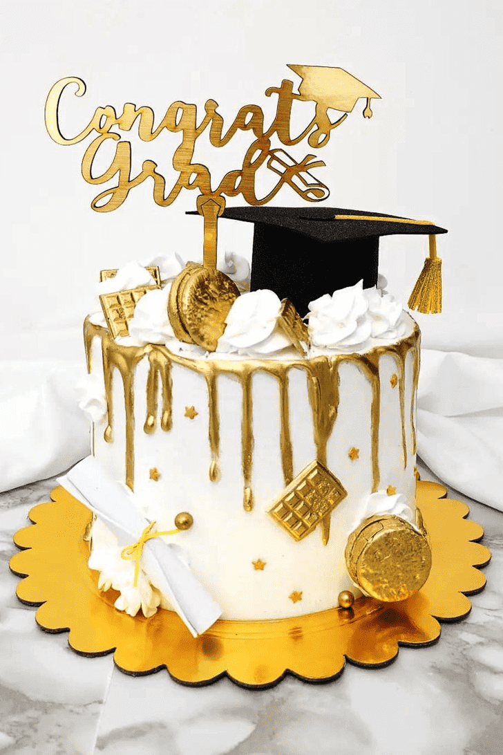 Fetching Graduation Cake