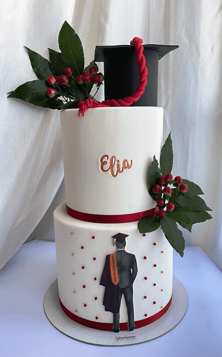 Shapely Graduation Cake