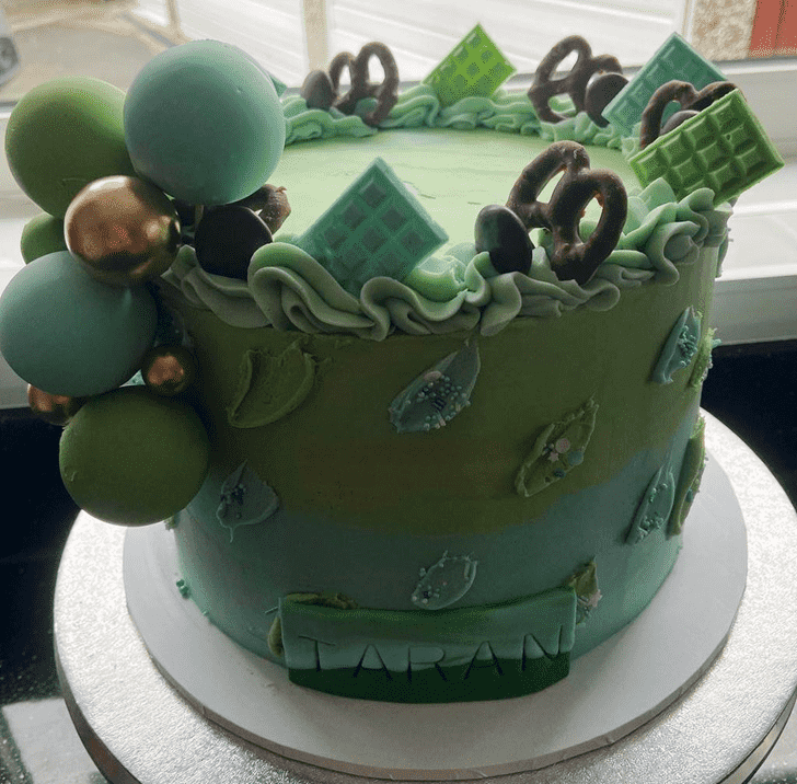 Admirable Green Cake Design