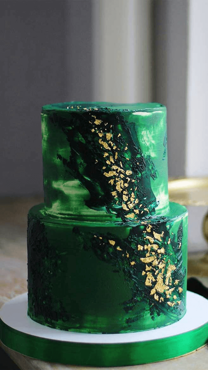 Delightful Green Cake