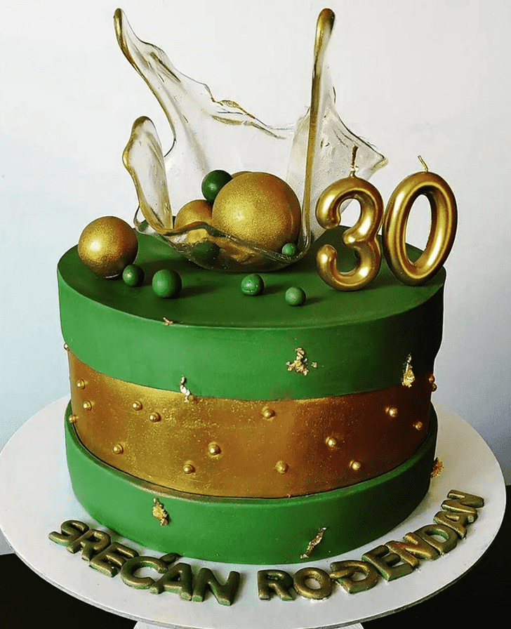 Magnificent Green Cake