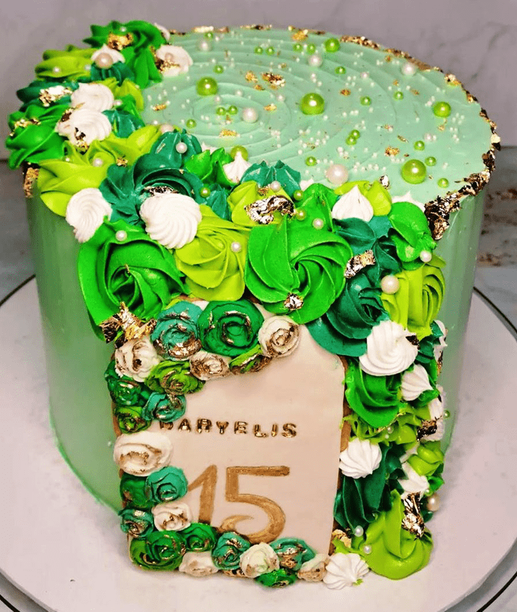 Nice Green Cake