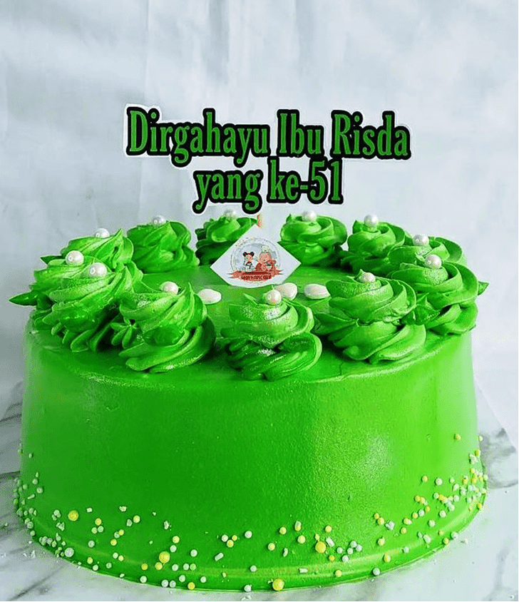 Radiant Green Cake