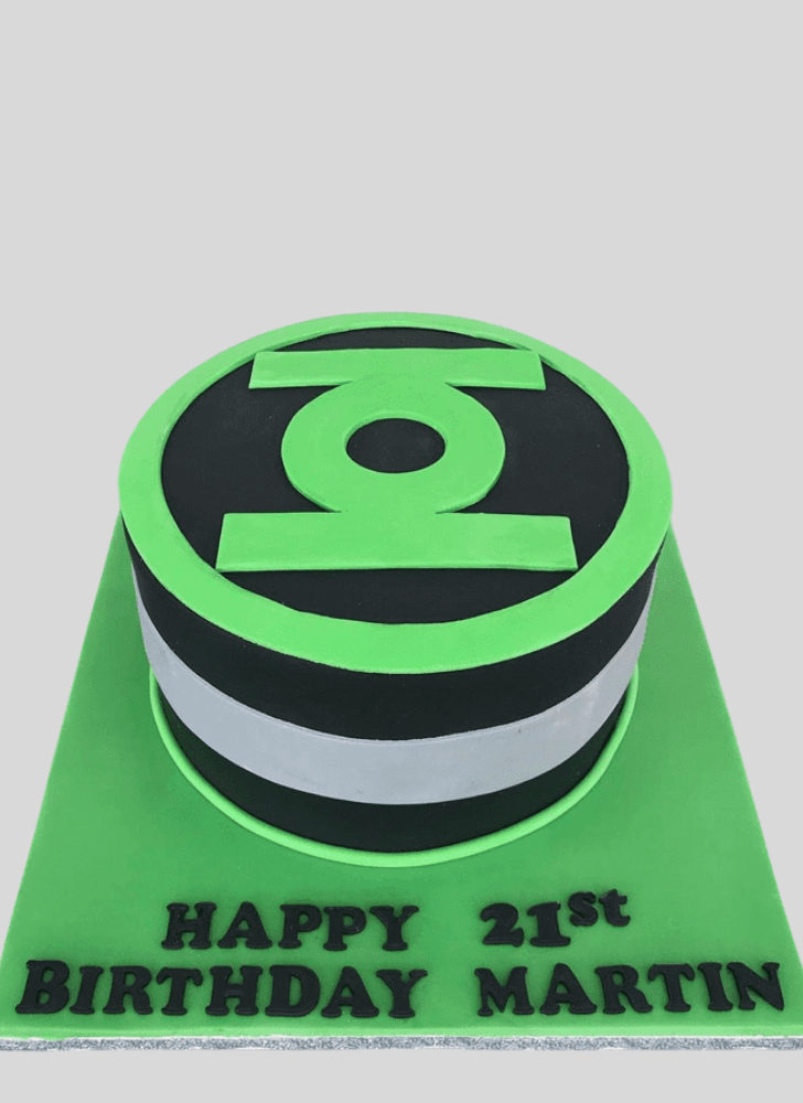 Stunning Green Lantern Cake