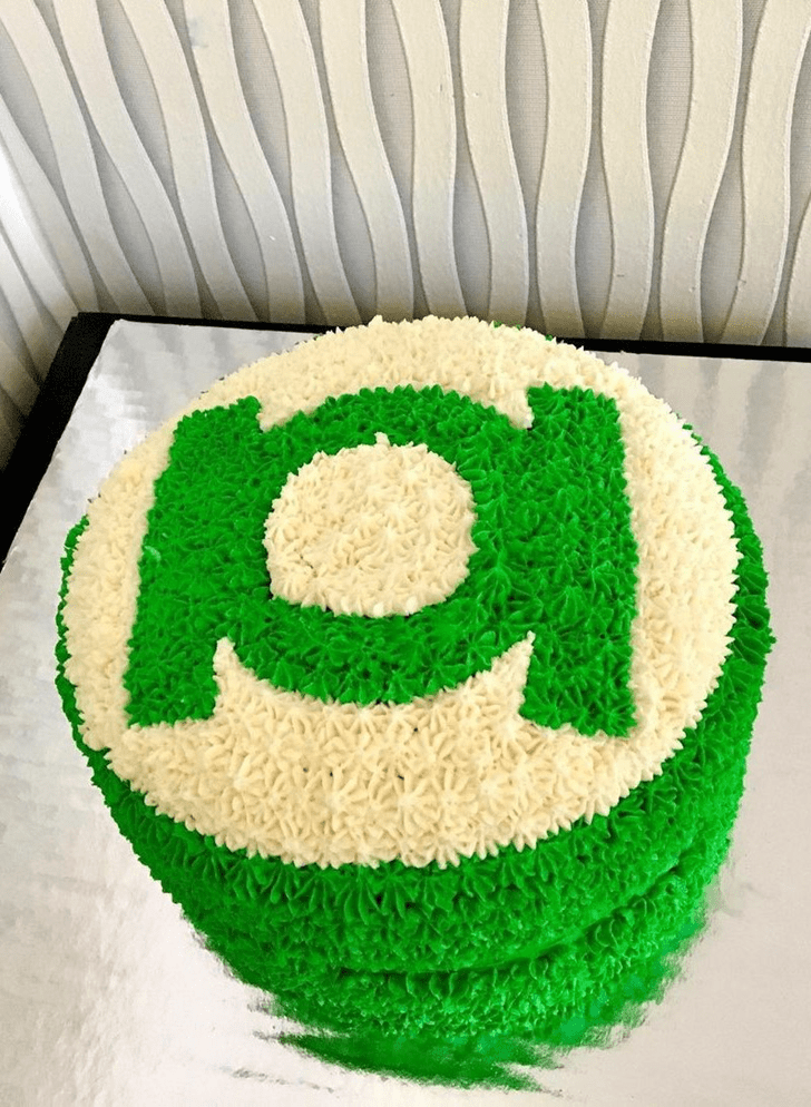 Adorable Green Lantern Cake