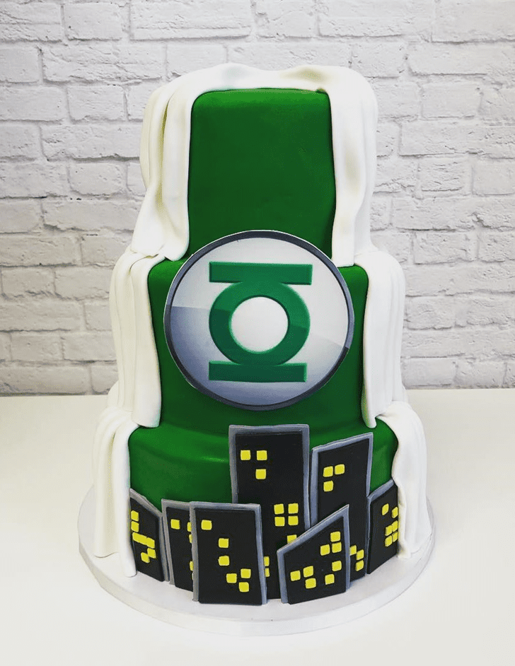 Divine Green Lantern Cake