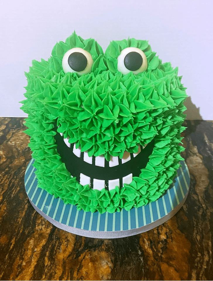 Classy Green Monster Cake