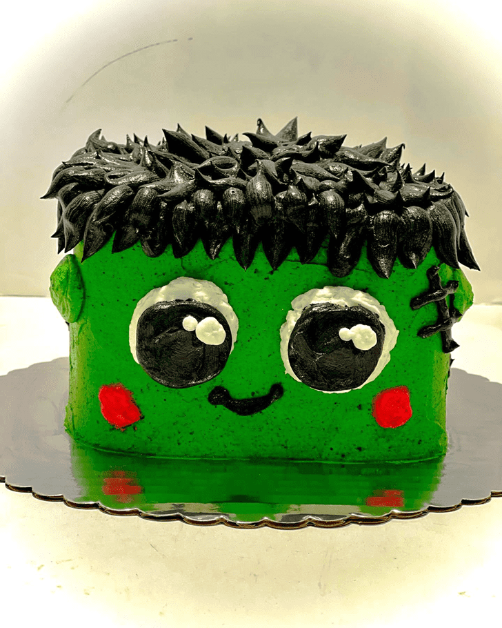 Divine Green Monster Cake