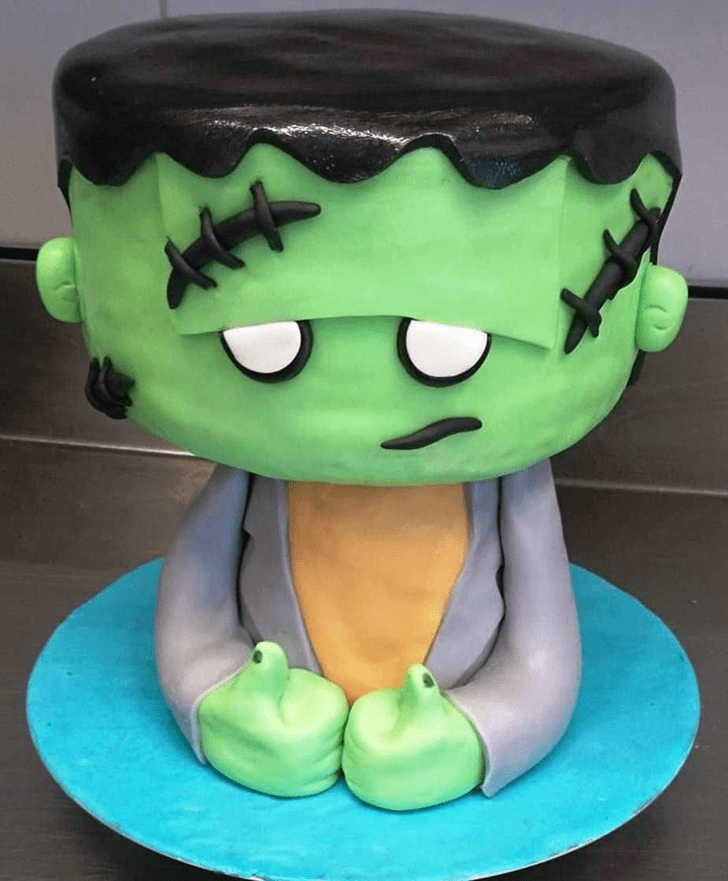 Elegant Green Monster Cake