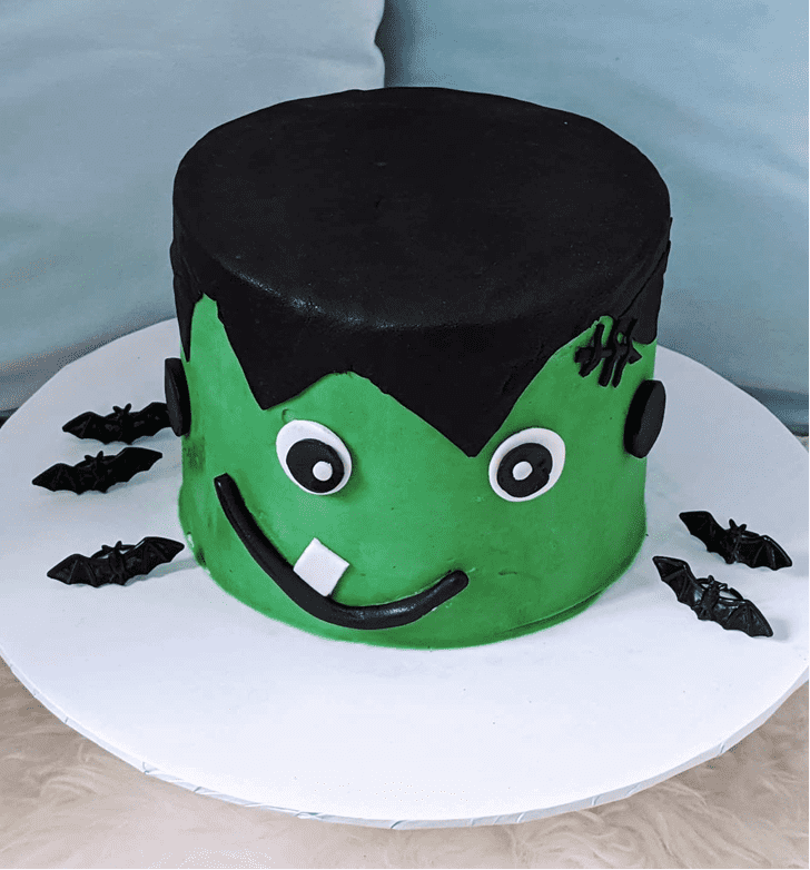 Fair Green Monster Cake