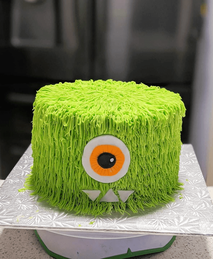 Graceful Green Monster Cake