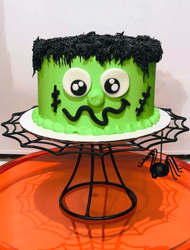 Ravishing Green Monster Cake