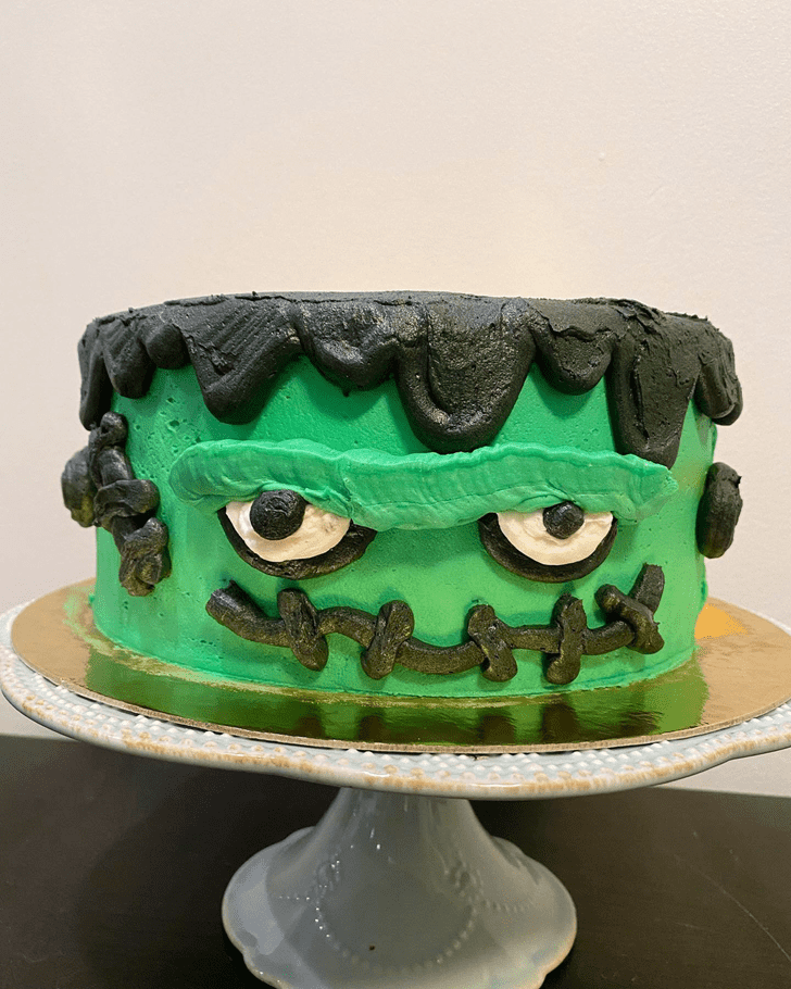 Splendid Green Monster Cake