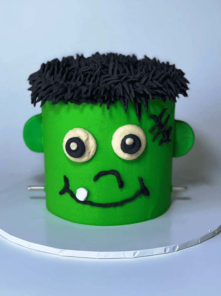 Wonderful Green Monster Cake Design