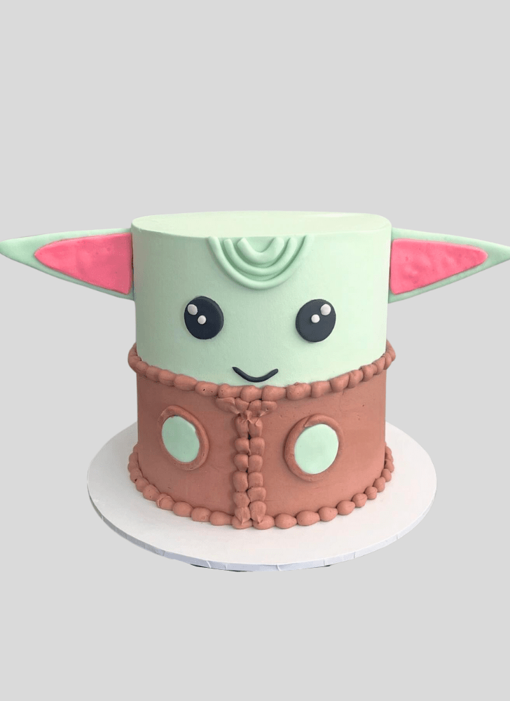 Adorable Grogu Cake