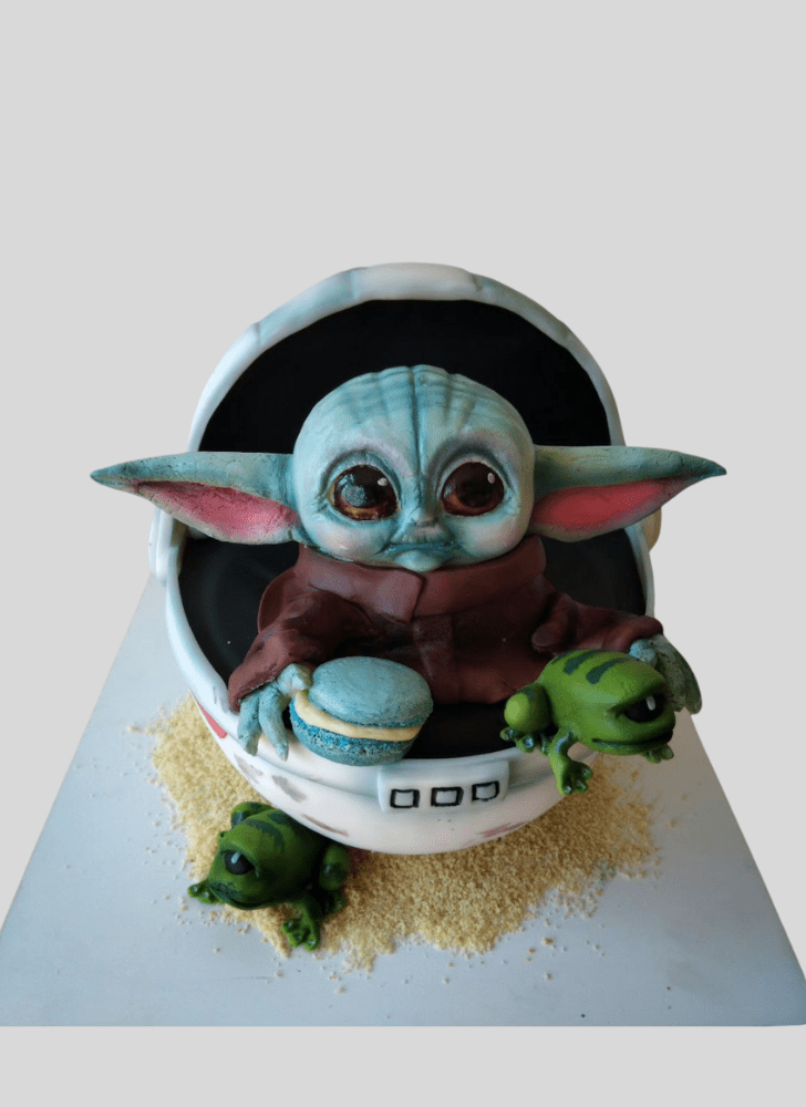 Marvelous Grogu Cake