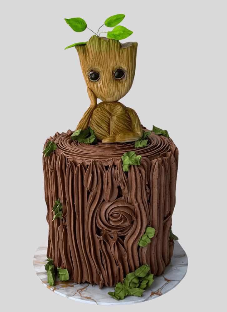 Admirable Groot Cake Design